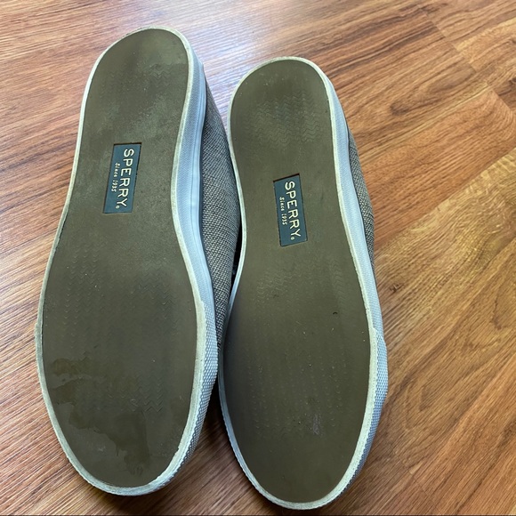 Grey Sperry Vans Style Shoes - Picture 2 of 3